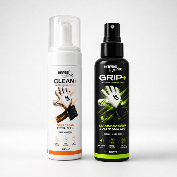 GRIP+ & CLEAN+ 2 in 1 Glove Care Kit